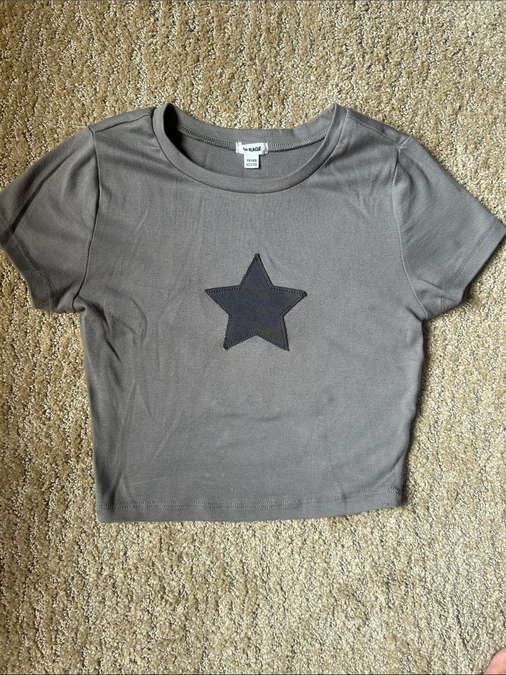 Garage Gray Star Tee - XS